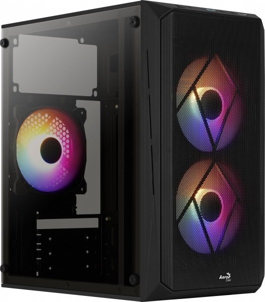 Aerocool CS-107 v2 Mini Tower με Πλαϊνό Παράθυρο