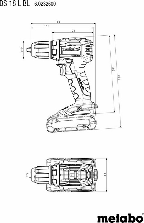20210723115844_37473d59 Metabo BS 18 L BL Δραπανοκατσάβιδο 18V 2x2Ah - Image 4