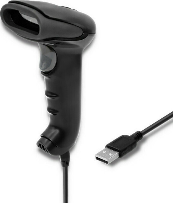 Qoltec Scanner Χειρός Ενσύρματο με Δυνατότητα Ανάγνωσης 1D Barcodes