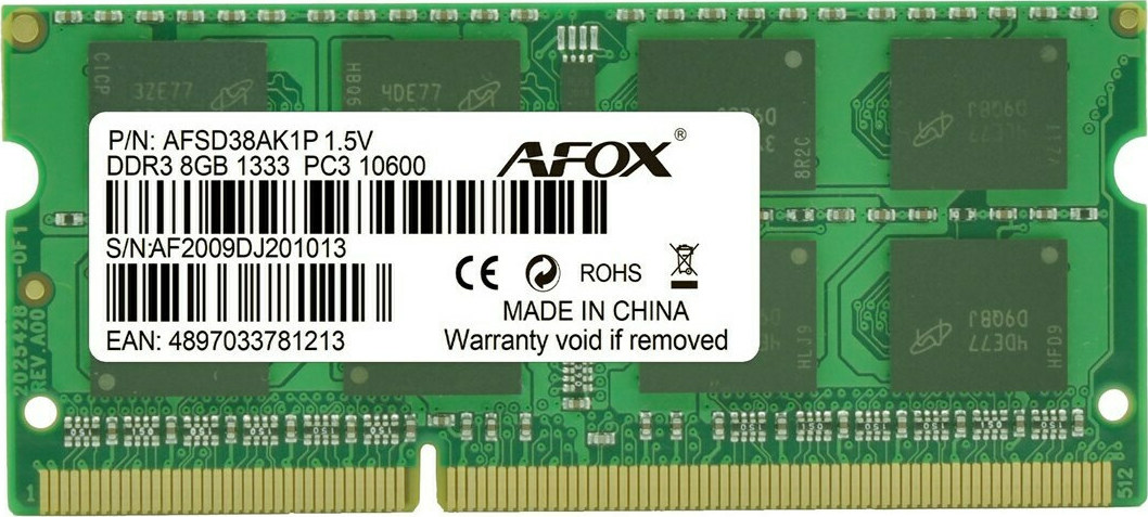 Afox 8GB DDR3 AFSD38AK1P