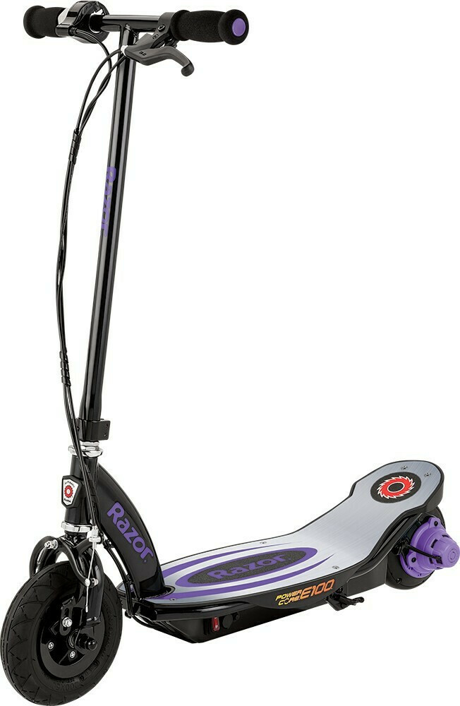 20210809151928_razor_e100_electric_scooter_purple_black Razor E100 Ηλεκτρικό Παιδικό Πατίνι 100W Μωβ - Image 1