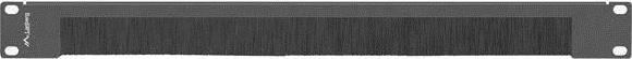 Lanberg Πάνελ Βούρτσας για Rack 19" Μαύρο
