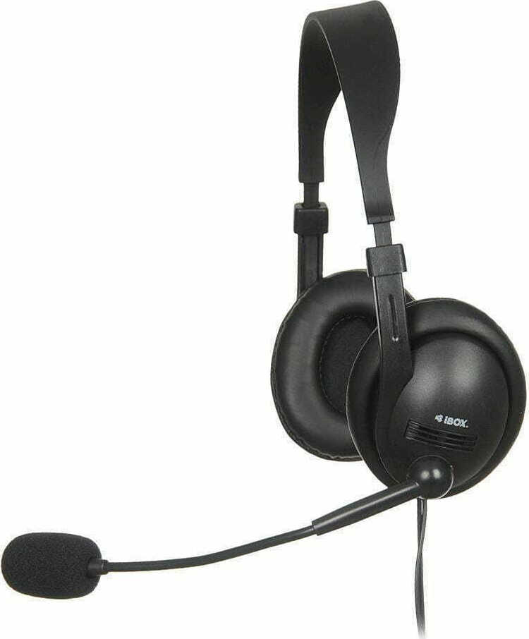 iBox W1MV On Ear Multimedia Ακουστικά με μικροφωνο και σύνδεση 3.5mm Jack