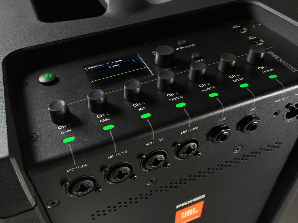 JBL Σετ με Αυτοενισχυόμενα Ηχείο PA PRX One 1000W με Woofer 12" 48.2x64.7x85εκ. - Image 10