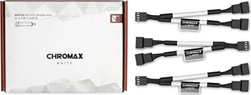Noctua Chromax NA-SYC1 4-Pin pwm - 2x 4-Pin pwm Cable Μαύρο