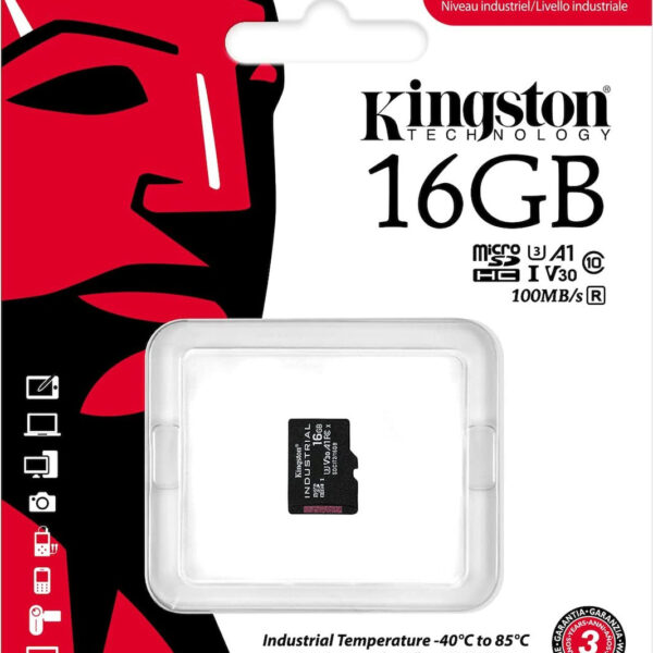 Kingston Industrial microSDHC Class 10 U3 V30 A1 UHS-I