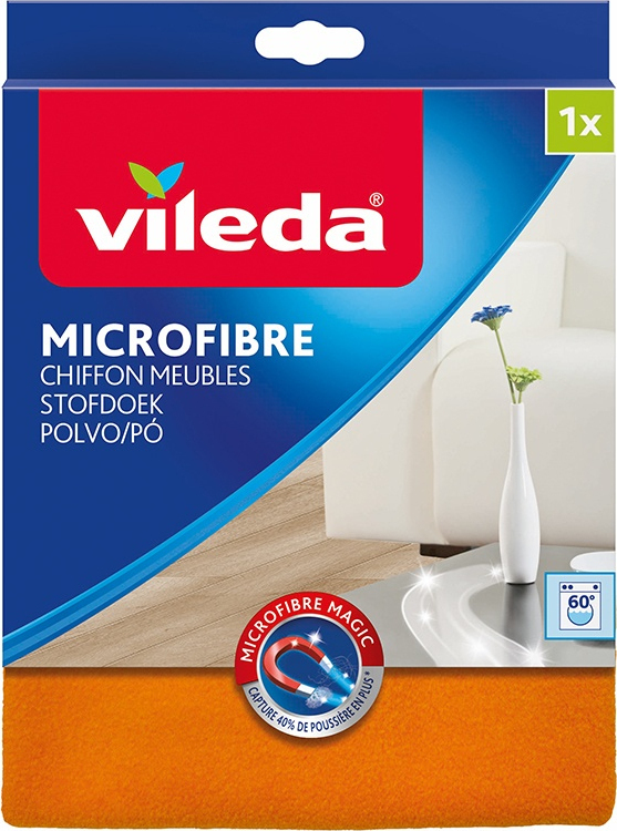 20210929104440_vileda_rubber_staub_me_mikroines_portokali_141302 Vileda Rubber Staub Πανάκι Καθαρισμού με Μικροΐνες Γενικής Χρήσης Πορτοκαλί 40x30εκ. - Image 1
