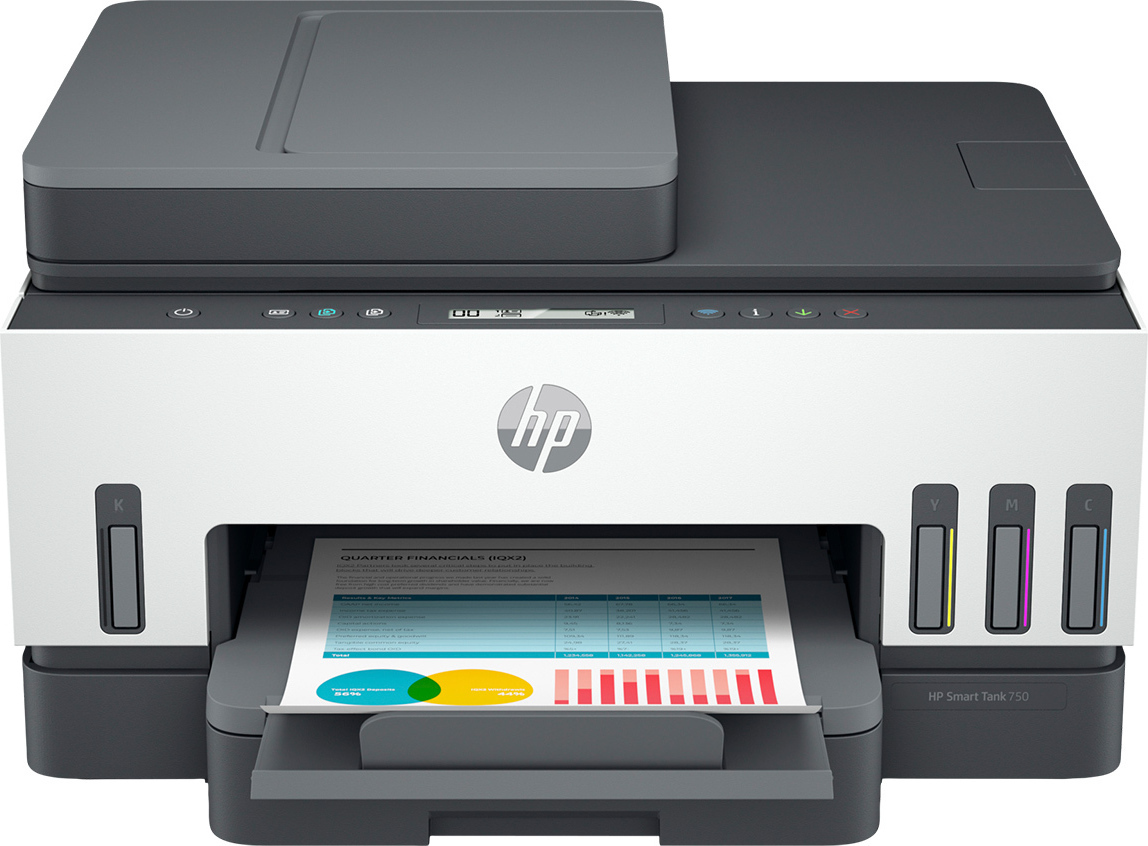 HP Smart Tank 750 All-in-One Έγχρωμο Πολυμηχάνημα Inkjet