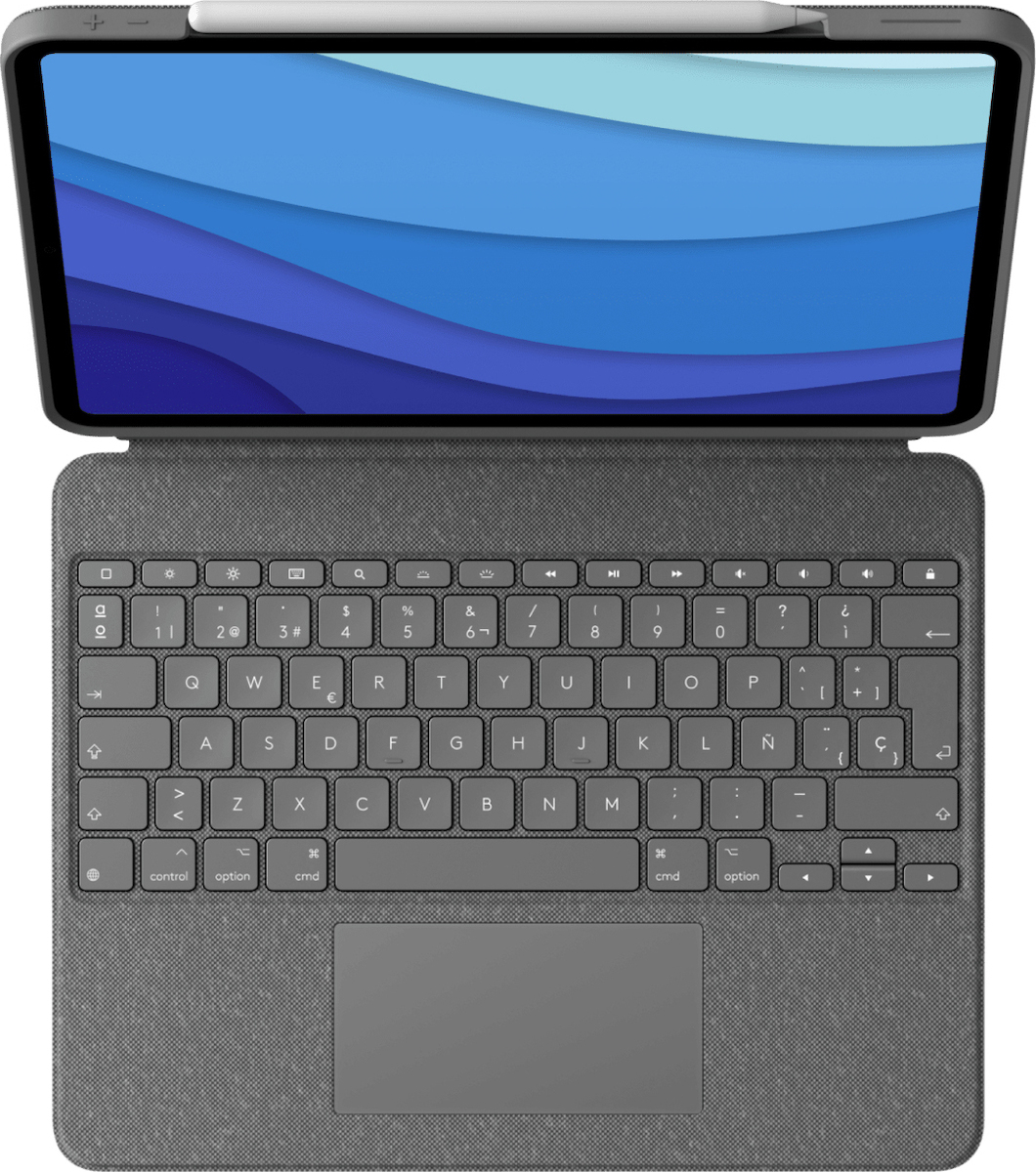 20211011125230_logitech_combo_touch_flip_cover_keyboard_stand_oxford_grey_ipad_pro_2021_12_9 Logitech Combo Touch με Πληκτρολόγιο (iPad Pro 2021 12.9") - Image 1
