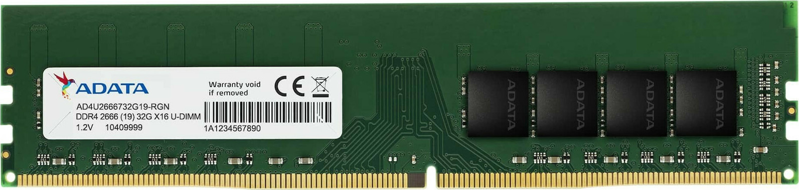 Adata Premier DDR4 με Module 1x16GB και Ταχύτητα 3200 για Desktop AD4U320016G22-SGN