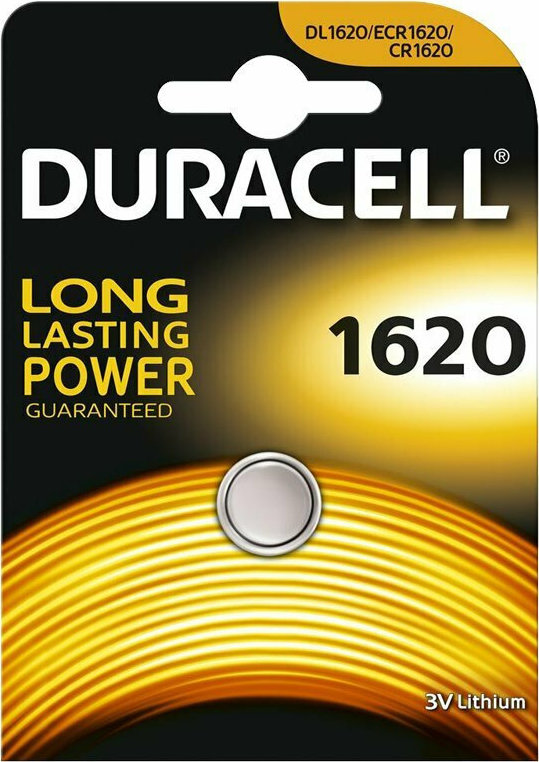 20211014091230_9d2ce183 Duracell Electronics Μπαταρία Λιθίου Ρολογιών CR1620 3V 1τμχ - Image 2