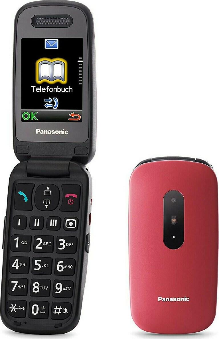 20211015144801_panasonic_kx_tu446_red Panasonic KX-TU446 Single SIM Κινητό με Μεγάλα Κουμπιά - Image 1
