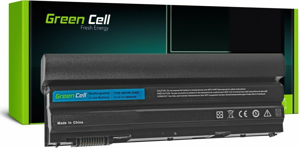 Green Cell Συμβατή Μπαταρία για Dell Latitude E5520/E6420/E6520/E6530 με 6600mAh
