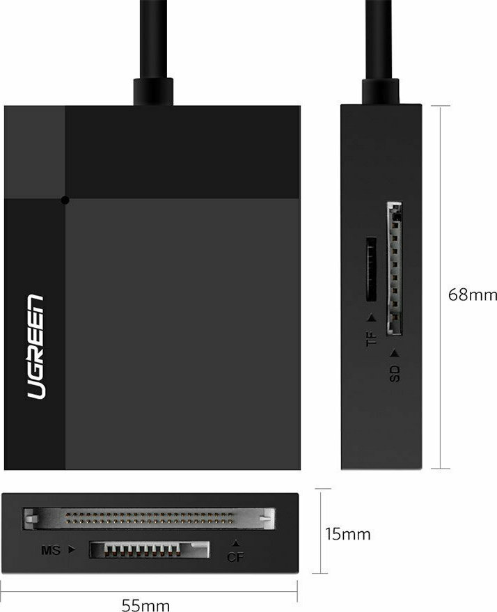 20211020165858_ed2b1c8e Ugreen Card Reader USB 3.0 για SD/microSD/MemoryStick/CompactFlash - Image 4