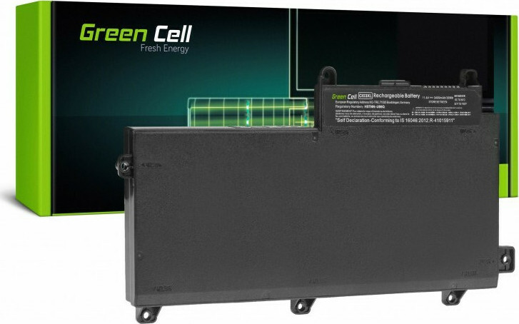 20211104104943_green_cell_mpataria_gia_hp_probook_3400mah Green Cell CI03XL Συμβατή Μπαταρία για HP ProBook 640 G2/645 G2/650 G2/G3/655 G2 με 3400mAh - Image 1