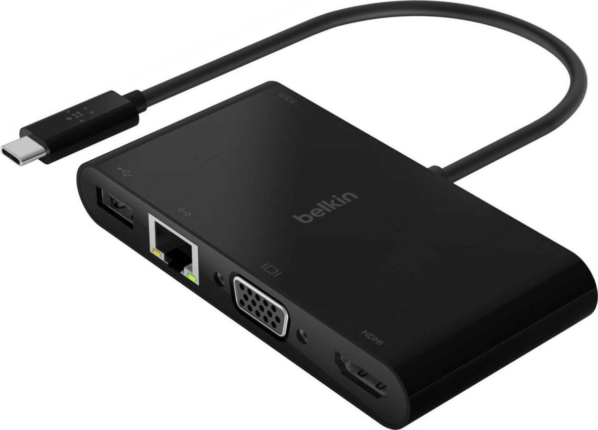 Belkin USB-C Docking Station με HDMI 4K PD Ethernet (AVC004BTBK) - Image 1