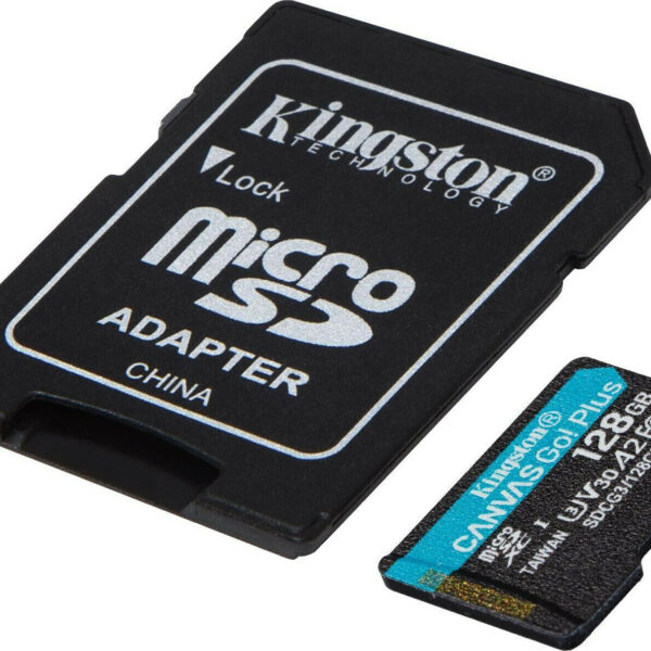 Kingston Canvas Go Plus microSDXC Class 10 U3 V30 UHS-I