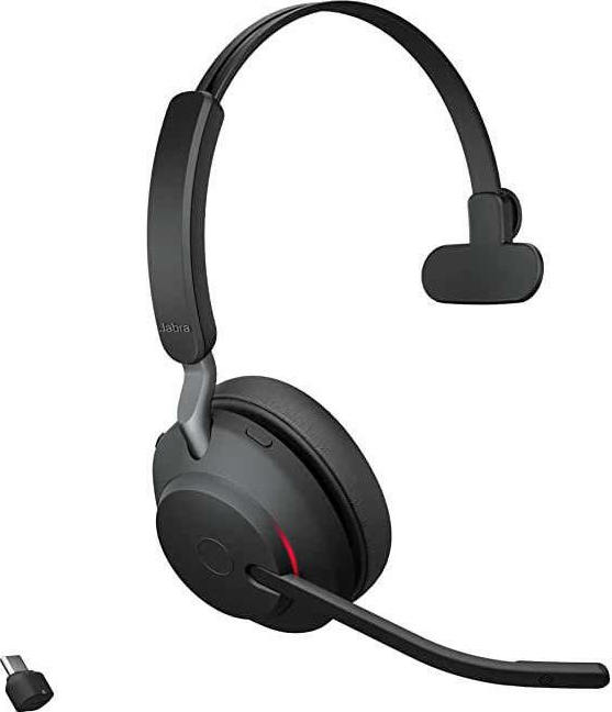 Jabra Evolve2 65 VOIP Headset Link380c UC Mono Black (26599-889-899)