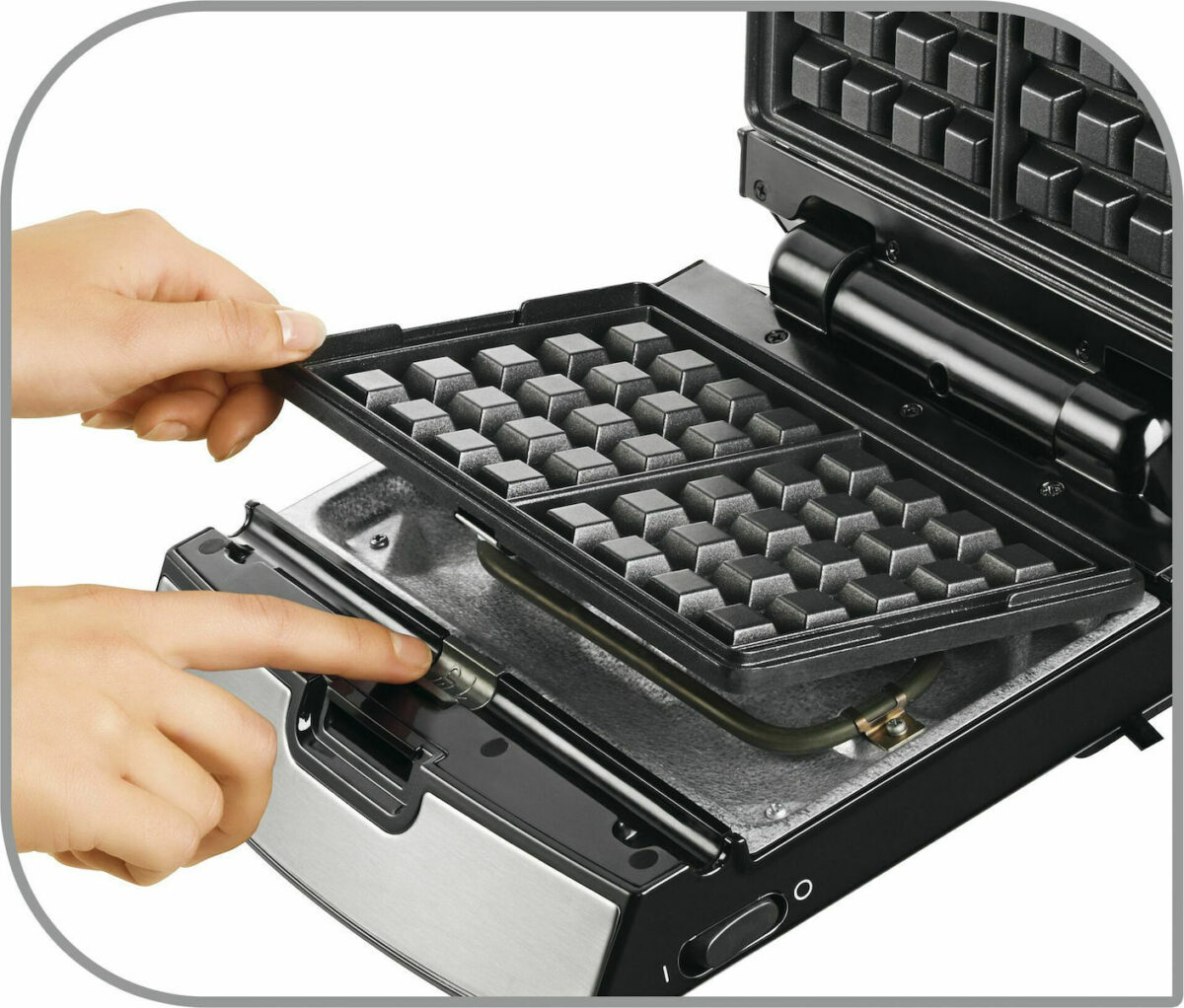 Tefal Snack Collection 700W για 2 Τοστ Inox - Image 5