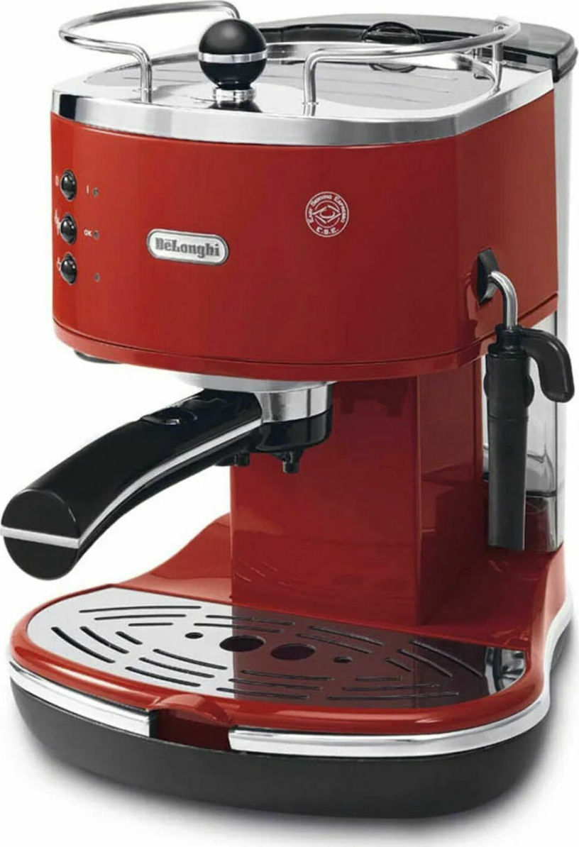 20211110111757_delonghi_espresso_icona_eco_311_r_michani_espresso_1100w_piesis_15bar De'Longhi Icona Vintage Ημιαυτόματη για Αλεσμένο Καφέ - Image 1