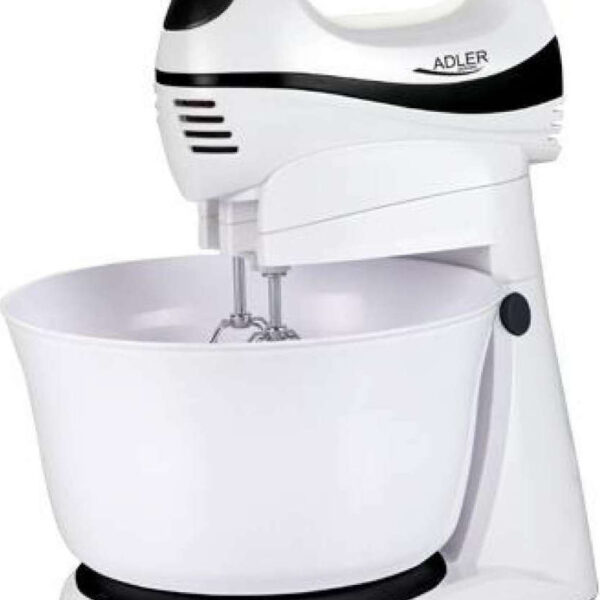 Adler AD4206 Μίξερ με Πλαστικό Κάδο 3.5lt Λευκό 300W