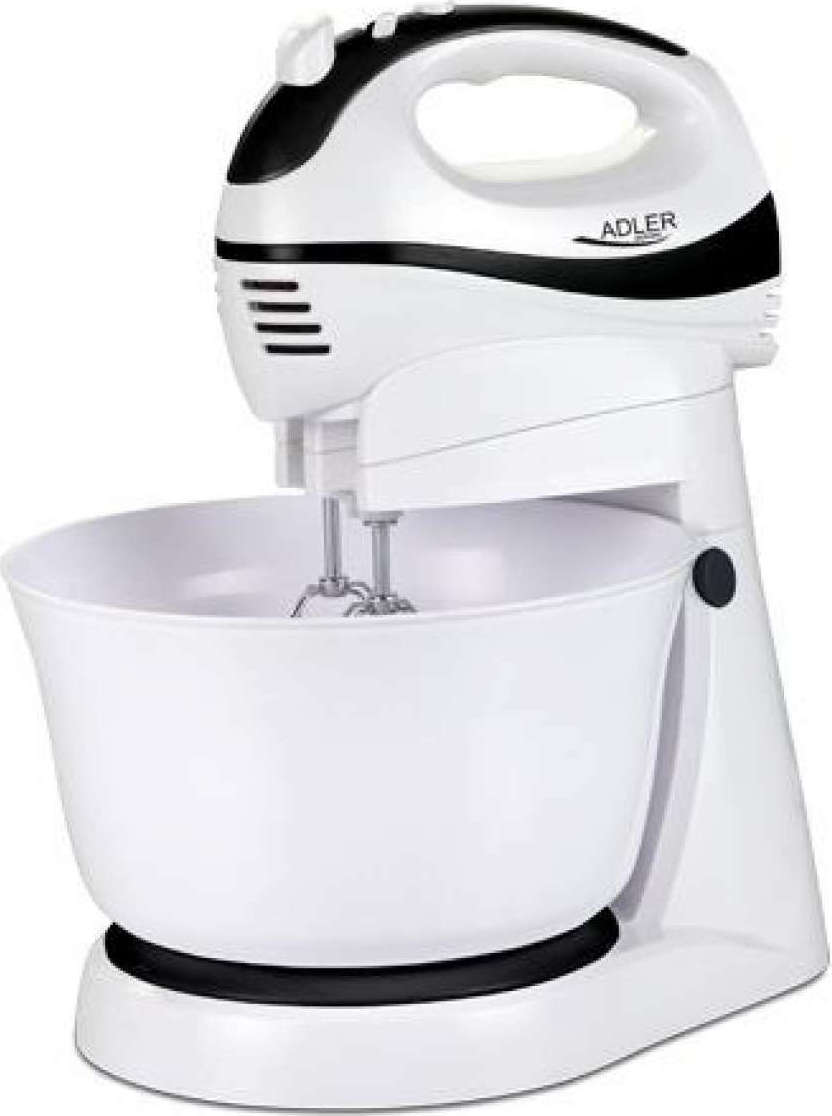 20211110153218_adler_ad4206_mixer_300w_me_kado_3_5lt Adler AD4206 Μίξερ με Πλαστικό Κάδο 3.5lt Λευκό 300W - Image 1