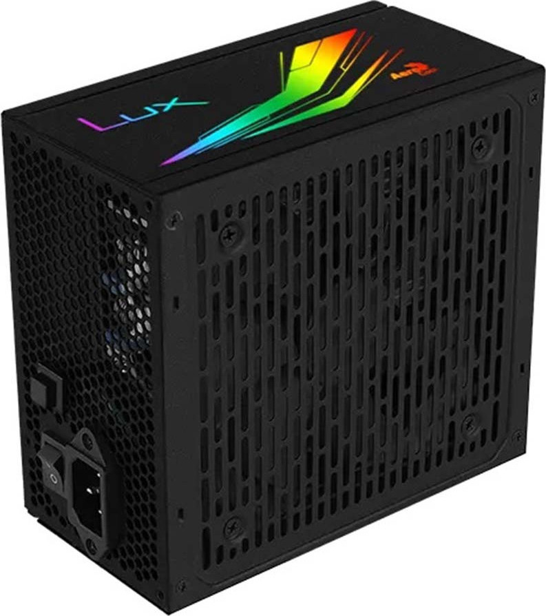 Aerocool LUX RGB 550W Μαύρο Τροφοδοτικό Υπολογιστή Full Wired 80 Plus Bronze