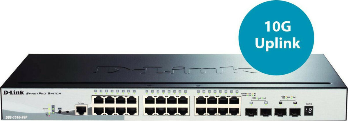 D-Link DGS-1510-28P Managed L3 PoE+ - Image 6