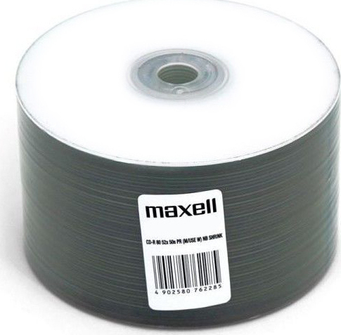 20211124164235_2b498db1 Maxell Εγγράψιμα CD-R 52x Printable 700MB Cake Box 50τμχ - Image 3