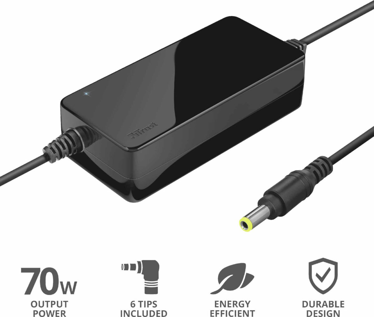 Trust Primo Universal Φορτιστής Laptop 70W 19V 3.6A - Image 1