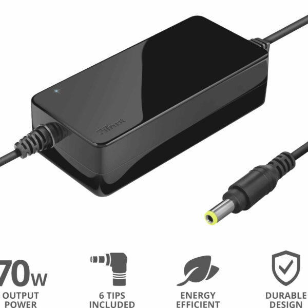 Trust Primo Universal Φορτιστής Laptop 70W 19V 3.6A