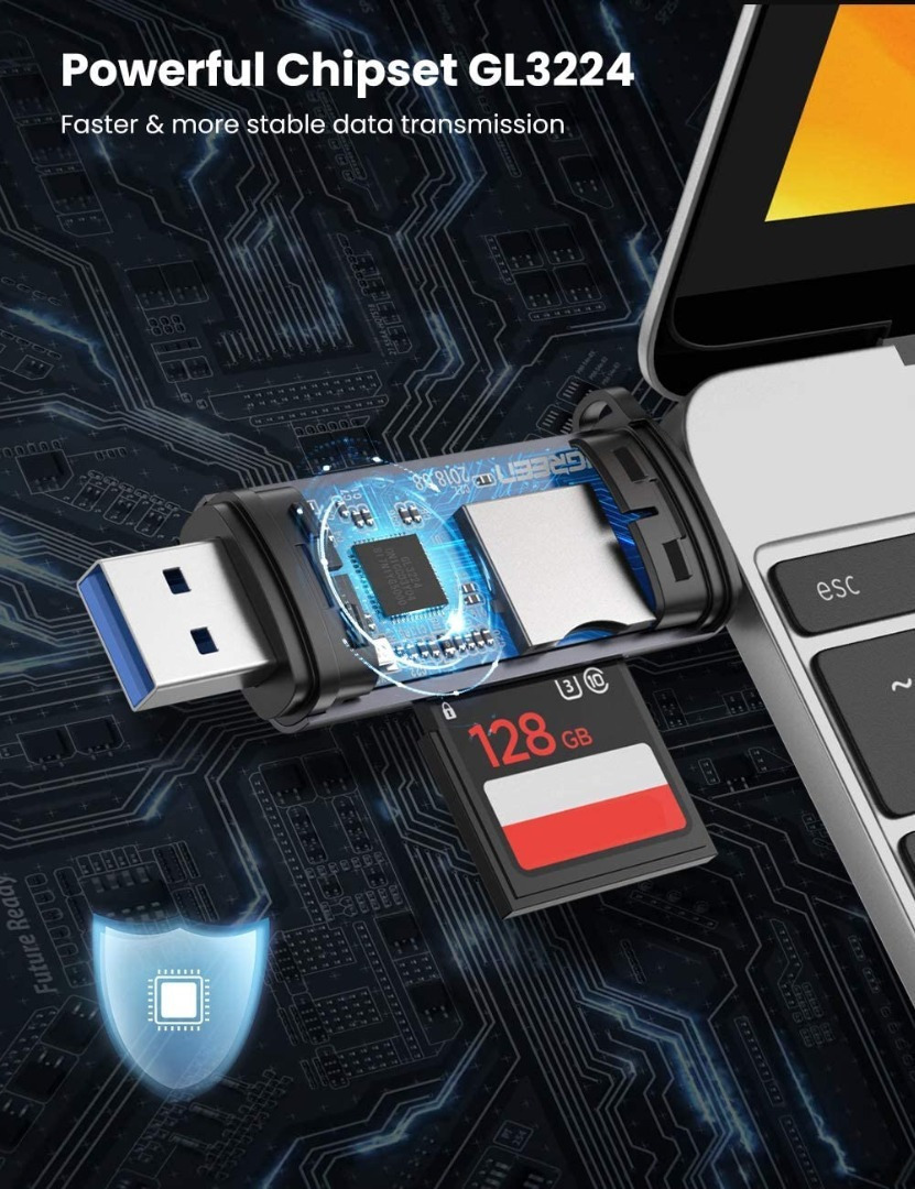 20211126164038_e46f6ecd Ugreen Card Reader Type-C για SD/microSD Γκρι - Image 12