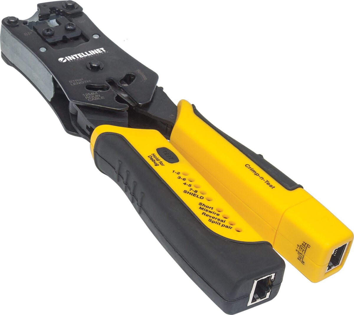 Intellinet Πρέσα Ακροδεκτών Δικτύου RJ12, RJ11, RJ45, RJ22 με Απογυμνωτή (Μήκος 180mm) - Image 5