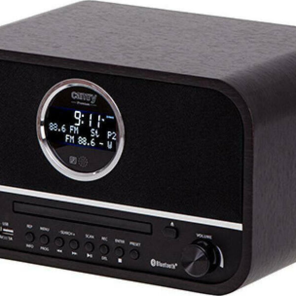 Camry CR1182 Retro Επιτραπέζιο Ραδιόφωνο Ρεύματος DAB+ με Bluetooth και USB Μαύρο