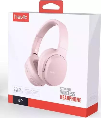 20211206154137_30224261 Havit I62 Bluetooth / 3.5mm με 8 ώρες Λειτουργίας Ροζ - Image 6