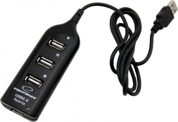 Esperanza EA116 USB 2.0 Hub 4 Θυρών με σύνδεση USB-A