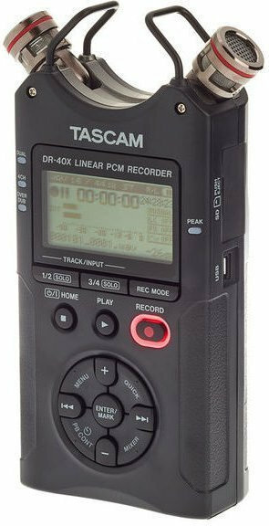 20211208160418_32ebfb75 Tascam DR-40X Πολυκάναλος Ψηφιακός Φορητός Εγγραφέας Μπαταρίας/Ρεύματος για Εγγραφή σε Κάρτα Μνήμης με Διάρκεια Εγγραφής 18 Ώρες, Phantom Power και Τροφοδοσία USB - Image 4
