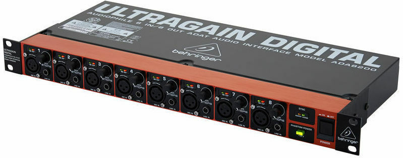20211208163634_c3e35c33 Behringer ADA8200 Μικροφωνικός Προενισχυτής 8 Καναλιών με Phantom Power & 8 Εισόδους XLR - Image 4