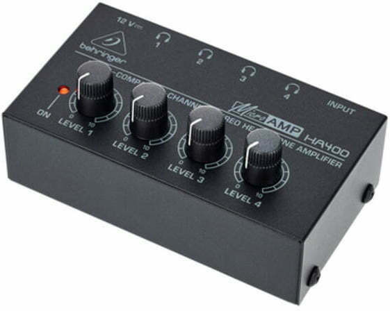 20211208170112_39211fd4 Behringer HA400 Φορητός Αναλογικός Ενισχυτής Ακουστικών 4 Καναλιών με Jack 6.3mm - Image 3