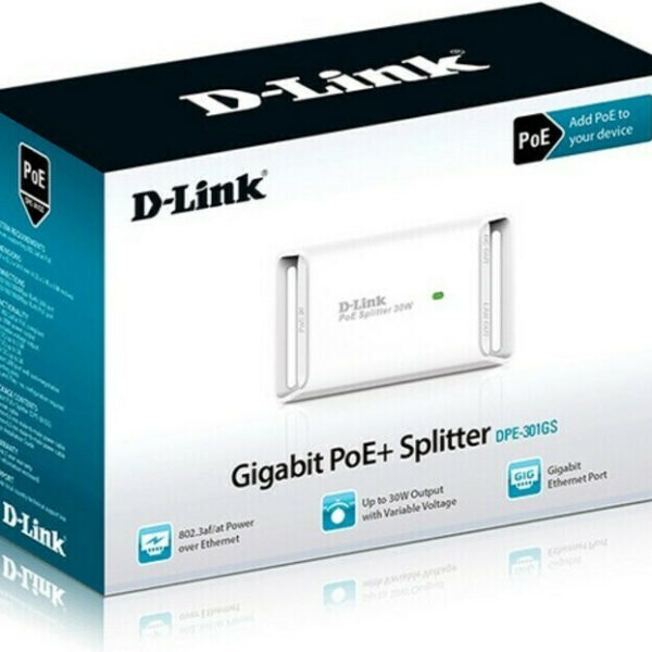 D-Link DPE-301GS PoE+ Injector