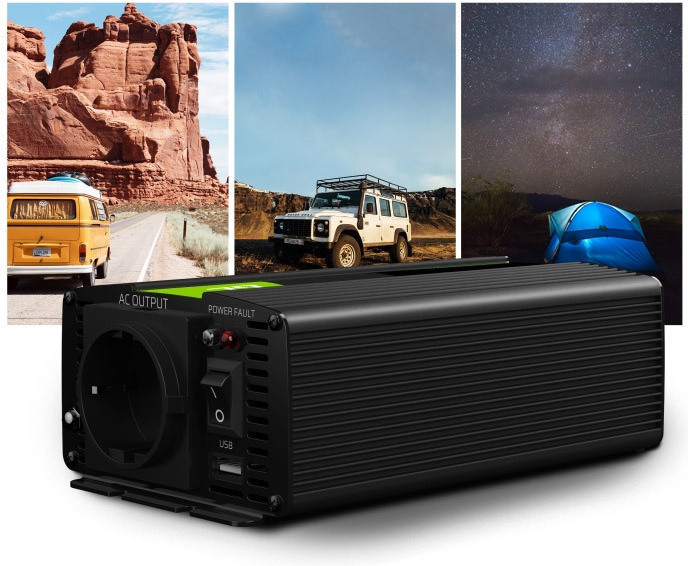20211213165033_95bbe065 Green Cell Inverter Αυτοκινήτου Τροποποιημένου Ημιτόνου 300W για Μετατροπή 12V DC σε 230V AC με 1xUSB - Image 5