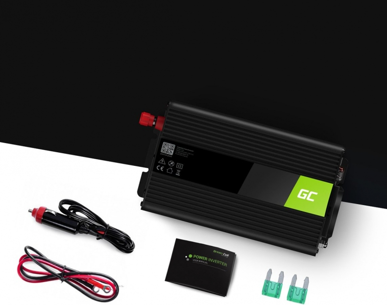 20211213165125_34f7d411 Green Cell Car Power Inverter Αυτοκινήτου Τροποποιημένου Ημιτόνου 600W για Μετατροπή 24V DC σε 230V AC με 1xUSB - Image 4