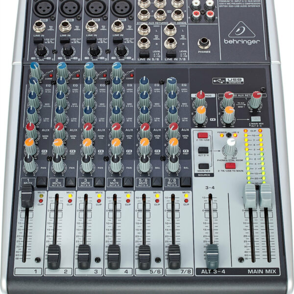 Behringer Xenyx-1204USB Αναλογική Κονσόλα 12 Καναλιών με Phantom Power & 4 Εισόδους XLR