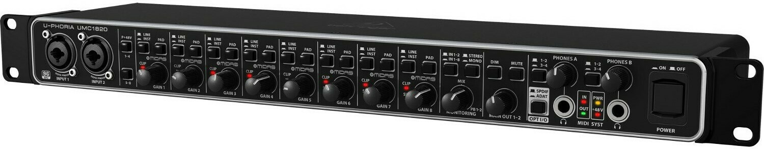 20211222135642_9572b37a Behringer Επαγγελματική Κάρτα Ήχου για Rack UMC1820 Συνδεσιμότητα USB - Image 8