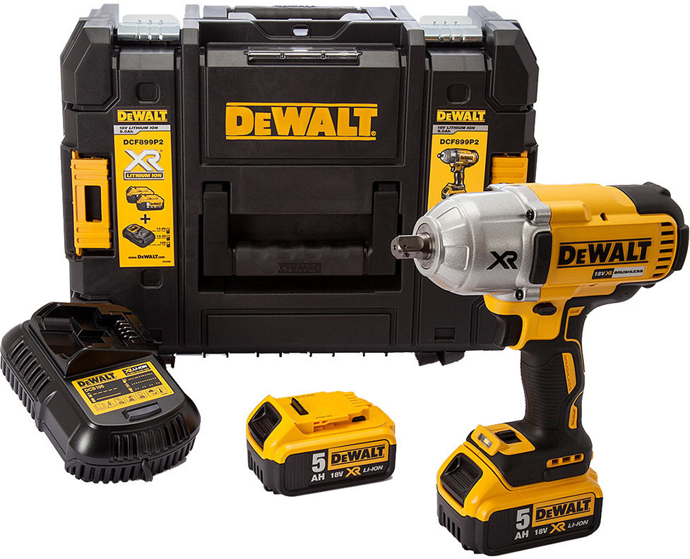 20220110131722_4bc5c61e Dewalt DCF899P2 Brushless Μπουλονόκλειδο Μπαταρίας 18V 2x5Ah με Υποδοχή 1/2" - Image 4