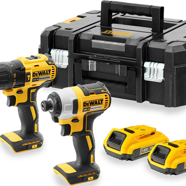 Dewalt Σετ Κρουστικό Δραπανοκατσάβιδο & Παλμικό Κατσαβίδι