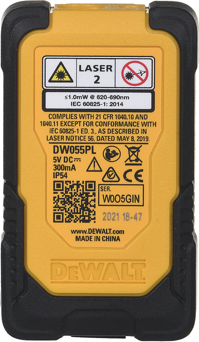 20220111093743_b99afbea Dewalt Μέτρο Laser DW055PL με Δυνατότητα Μέτρησης έως 16m - Image 5