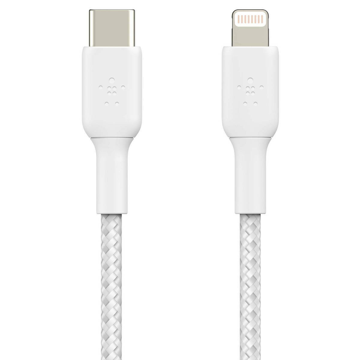 20220111115246_belkin_braided_usb_2_0_cable_usb_c_male_lightning_leyko_1m_caa004bt1mwh Belkin USB-C to Lightning 30W (CAA004BT) - Image 1