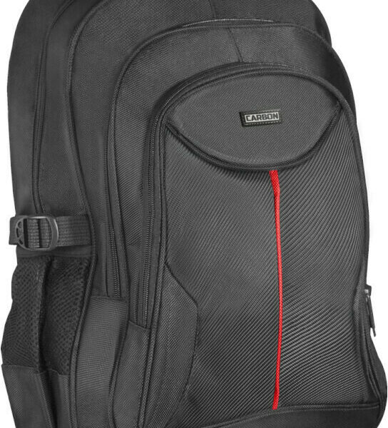 Defender Carbon Τσάντα Πλάτης 15.6" Μαύρη