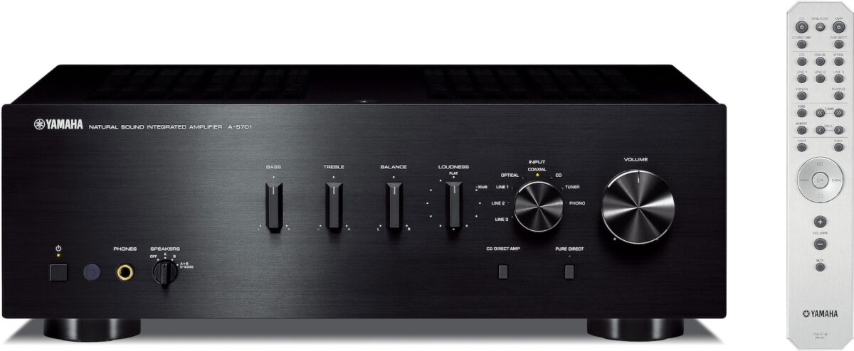 Yamaha A-S701 Ολοκληρωμένος Ενισχυτής Hi-Fi Stereo 160W/4Ω 100W/8Ω S000.30903 Μαύρος - Image 1